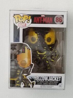 Funko Pop! Marvel Yellowjacket #86 Ant-Man Vinyl Bobble-Head – New